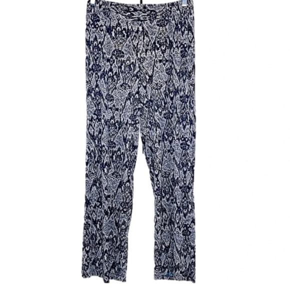 Iman M/L patterned pants stretchy waist comfy lightweight business casual pants - Picture 1 of 10